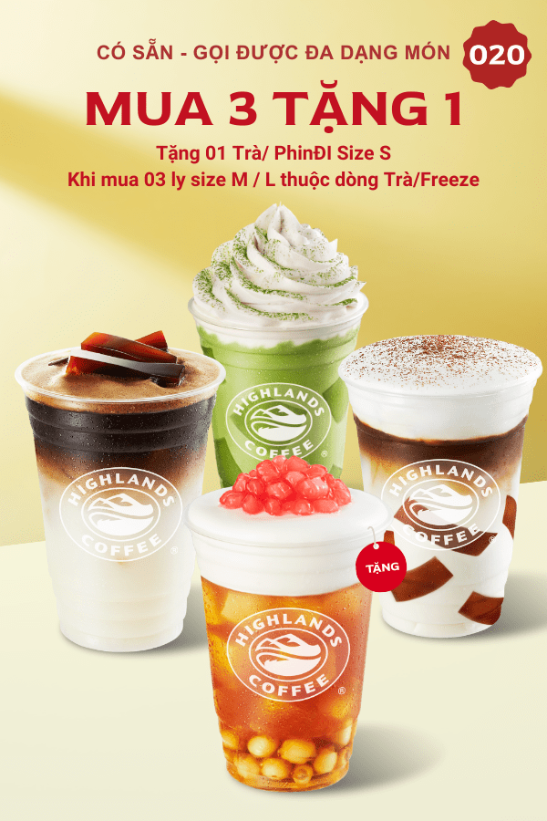 mã giảm giá highlands