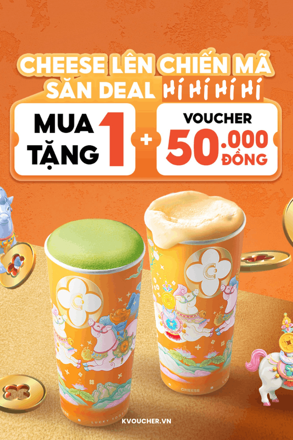 mã giảm giá cheese