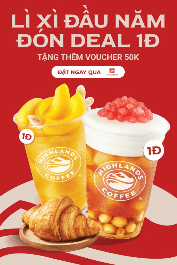 mã giảm giá highlands