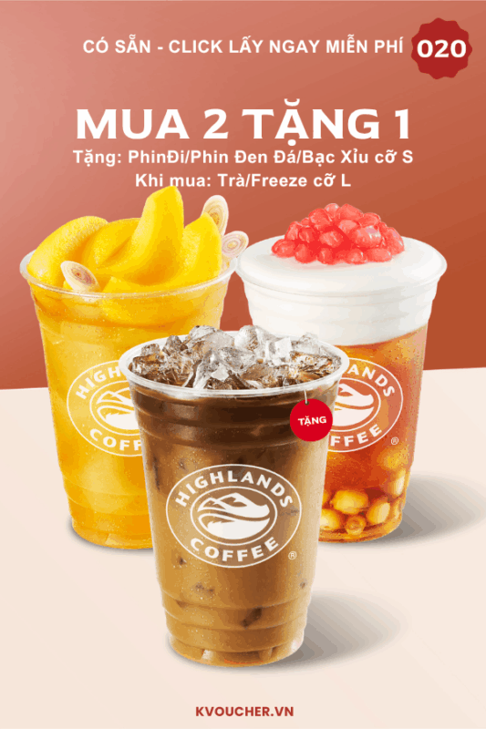 highland khuyến mãi