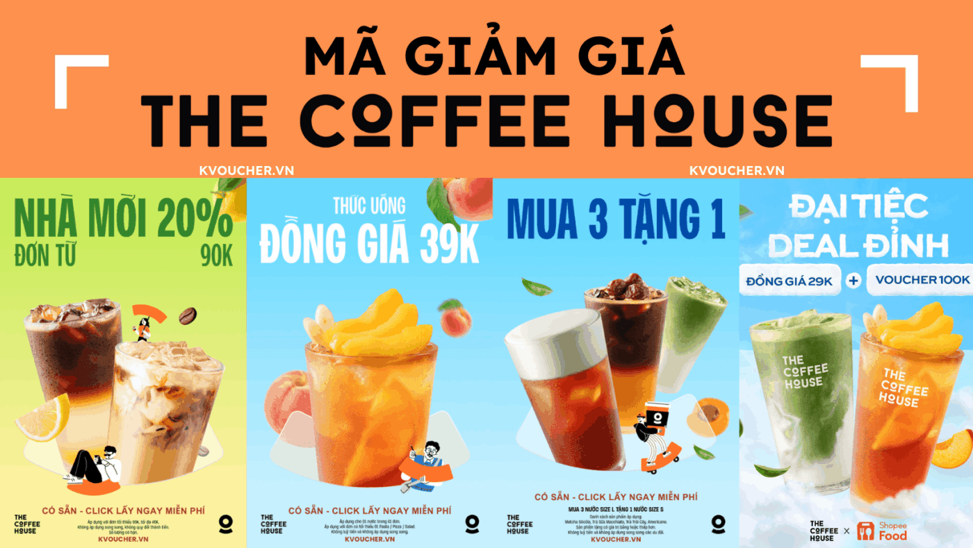 mã giảm giá the coffee house
